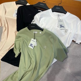 [홍콩명품.Burberry] 버버리 25SS 로고 자수 반팔 티셔츠 (4컬러), BM20304, SS, 홍콩명품의류,구매대행,온라인명품