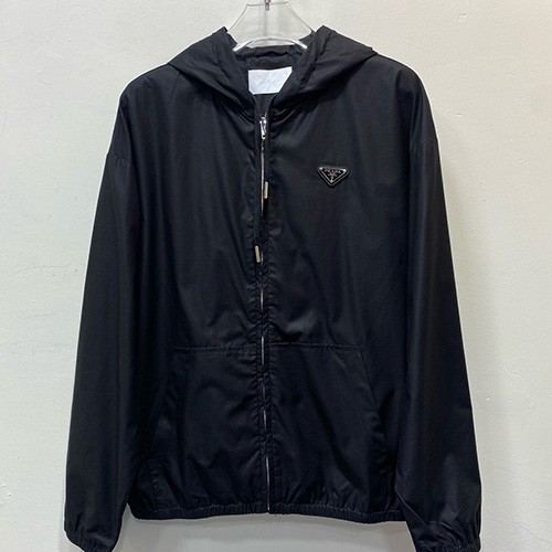 [홍콩명품,PRADA] 프라다 25SS 삼각로고 후드 바람막이 자켓 (2컬러), BM20319, JU, 홍콩명품의류,구매대행,온라인명품