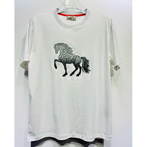 [홍콩명품.Hermes] 에르메스 25SS 로고 호스 반팔 티셔츠 (3컬러), BM20321, JU, 홍콩명품의류,구매대행,온라인명품