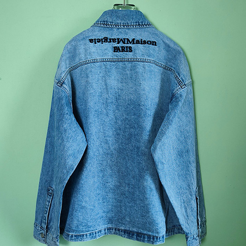 [홍콩명품.Maison Margiela] 메종마르지엘라 25SS 로고 자수 데님 자켓, BM20330, JL, 홍콩명품의류,구매대행,온라인명품