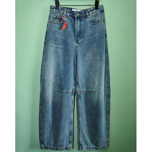 [홍콩명품.LOEWE] 로에베 25SS 로고 오버핏 워싱 데님 팬츠 진 청바지, BM20341, JL, 홍콩명품의류,구매대행,온라인명품