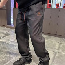 [홍콩명품.Loro Piana] 로로피아나 25SS 로고 린넨 팬츠 바지 (블랙), BM20474, B&G, 홍콩명품의류,구매대행,온라인명품