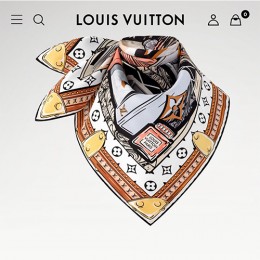 [홍콩명품.LOUIS VUITTON] 루이비통 25SS 로고 모노그램 Library 90-90 실크 스카프 머플러 (2컬러), ET2880, JX, 홍콩명품의류,구매대행,온라인명품
