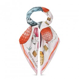 [홍콩명품.LOUIS VUITTON] 루이비통 25SS 로고 UP AND AWAY 90-90 실크 스카프 머플러 (오렌지), ET2905, JX, 홍콩명품의류,구매대행,온라인명품