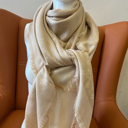 [홍콩명품.LOUIS VUITTON] 루이비통 25SS 로고 모노그램 클래식 숄 140-140 스카프 머플러 M77356 (베이지), ET2960, JX, 홍콩명품의류,구매대행,온라인명품