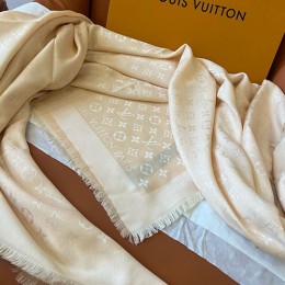 [홍콩명품.LOUIS VUITTON] 루이비통 25SS 로고 모노그램 클래식 숄 140-140 스카프 머플러 M76875 (베이지), ET2964, JX, 홍콩명품의류,구매대행,온라인명품