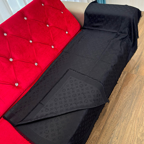 [홍콩명품.LOUIS VUITTON] 루이비통 25SS 로고 모노그램 클래식 숄 140-140 스카프 머플러 M71329 (블랙), ET2969, JX, 홍콩명품의류,구매대행,온라인명품