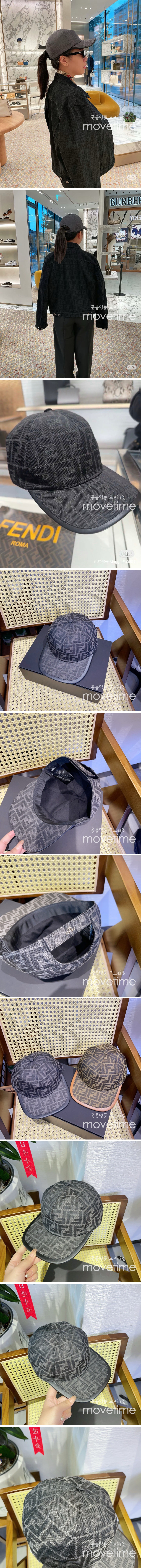 [홍콩명품,FENDI] 펜디 25SS 로고 패턴 볼캡 모자 (블랙), CA0274, JX, 홍콩명품쇼핑몰,인터넷명품,온라인명품사이트,남자명품,해외직구