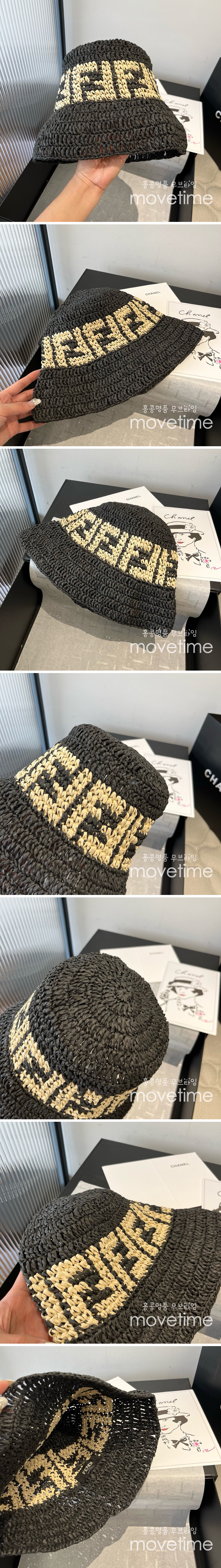 [홍콩명품,FENDI] 펜디 25SS 로고 패턴 벙거지 모자 (블랙), CA0279, JX, 홍콩명품쇼핑몰,인터넷명품,온라인명품사이트,남자명품,해외직구