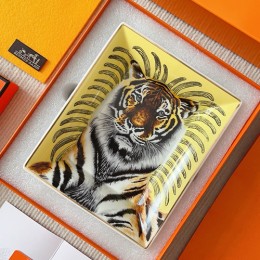 [홍콩명품.Hermes] 에르메스 25SS 로고 패턴 접시 그릇 재털이 17cm (노랑-타이거), ET3008, JX, 홍콩명품의류,구매대행,온라인명품