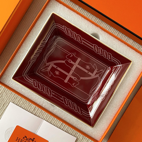 [홍콩명품.Hermes] 에르메스 25SS 로고 패턴 접시 그릇 재털이 17cm (와인), ET3009, JX, 홍콩명품의류,구매대행,온라인명품