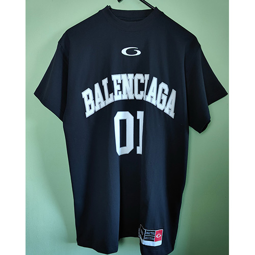 [홍콩명품.BALENCIAGA] 발렌시아가 25SS 로고 자수 유니폼 반팔 티셔츠 (3컬러), BM20539, JL, 홍콩명품의류,구매대행,온라인명품