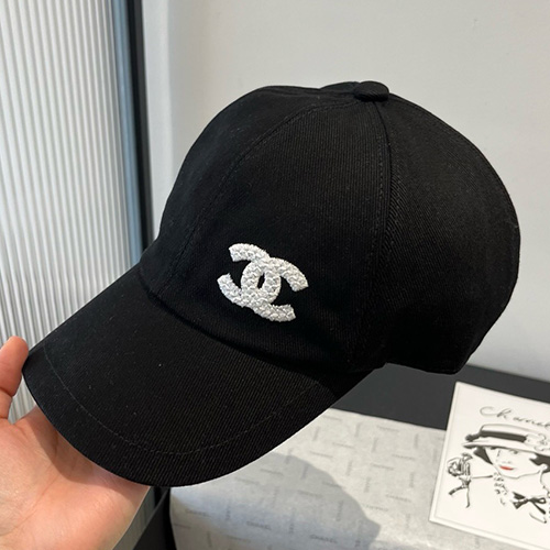 [홍콩명품.CHANEL] 샤넬 25SS 로고 자수 볼캡 모자 57cm (블랙), CA0308, 홍콩명품쇼핑몰,인터넷명품,온라인명품사이트,남자명품,해외직구