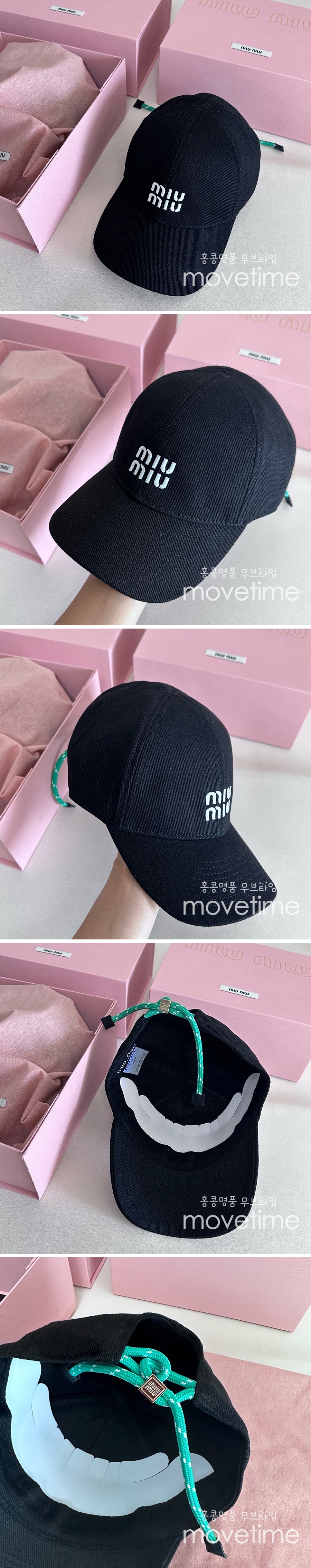 [홍콩명품,MIU MIU] 미우미우 25SS 로고 자수 볼캡 모자 (블랙), CA0319, 홍콩명품쇼핑몰,인터넷명품,온라인명품사이트,남자명품,해외직구