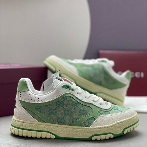 [홍콩명품.Gucci] 구찌 25SS 로고 RE-WEB 스니커즈 운동화 (그린), SE4763, PMD, 명품스니커즈,운동화,구두,로퍼,하이탑,신발