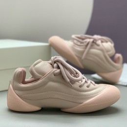 [홍콩명품.McQueen] 알렉산더맥퀸 25SS 로고 여성 레더 가죽 스니커즈 운동화 (핑크), SE4806, PMD, 명품스니커즈,운동화,구두,로퍼,하이탑,신발