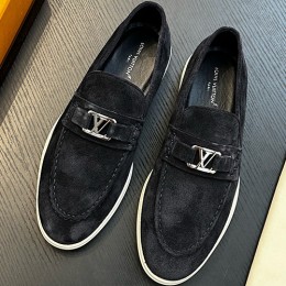 [홍콩명품.LOUIS VUITTON] 루이비통 25SS 로고 레더 가죽 구두 로퍼 (3컬러), SE4811, S2, 명품스니커즈,운동화,구두,로퍼,하이탑,신발