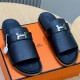 [홍콩명품.Hermes] 에르메스 25SS 로고 JAURES 샌들 슬리퍼 (블랙), SE4840, S2, 명품스니커즈,운동화,구두,로퍼,하이탑,신발