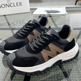 [홍콩명품.MONCLER] 몽클레어 25SS 로고 레더 가죽 스니커즈 운동화 (블랙), SE4902, S2, 명품스니커즈,운동화,구두,로퍼,하이탑,신발