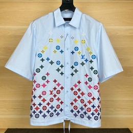 [홍콩명품.LOUIS VUITTON] 루이비통 25SS 로고 모노그램 반팔 남방 셔츠 (2컬러), BM20618, JU, 홍콩명품의류,구매대행,온라인명품