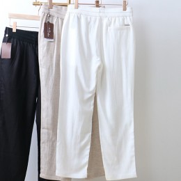 [홍콩명품.Loro Piana] 로로피아나 25SS 로고 자수 린넨 팬츠 바지 (3컬러), BM20644, G5, 홍콩명품의류,구매대행,온라인명품