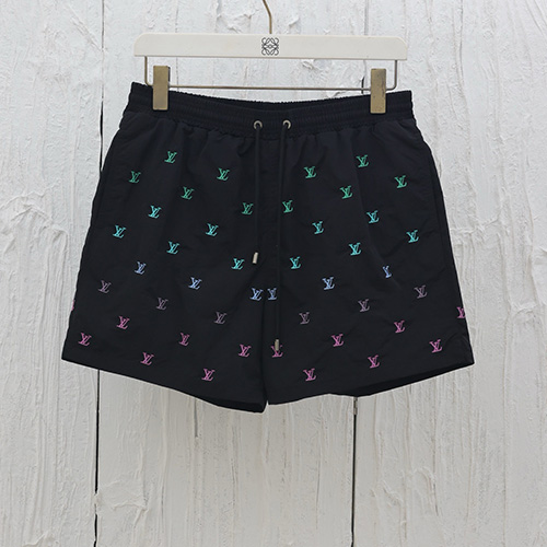 [홍콩명품.LOUIS VUITTON] 루이비통 25SS 로고 패턴 쇼츠 반바지 (블랙), BM20764, KB, 홍콩명품의류,구매대행,온라인명품