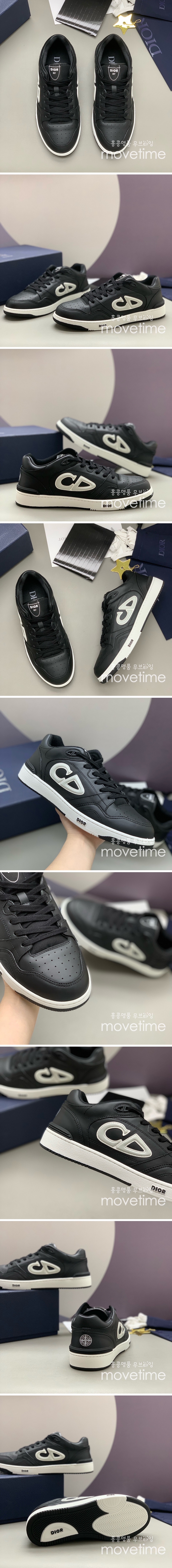 [홍콩명품,Christian Dior] 디올 25SS 로고 남여 B57 스니커즈 운동화 (블랙), SE4910, PMD, 명품스니커즈,운동화,구두,로퍼,하이탑,신발