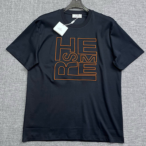 [홍콩명품.Hermes] 에르메스 25SS 로고 자수 반팔 티셔츠 (2컬러), BM20833, JQ, 홍콩명품의류,구매대행,온라인명품