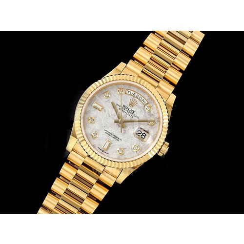[홍콩명품. ROLEX] 로렉스 롤렉스 데이데이트 36mm 옐로우골드 운석 다이얼