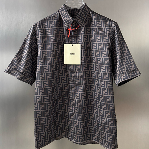 [홍콩명품,FENDI] 펜디 25SS 로고 FF패턴 반팔 남방 셔츠 (2컬러), BM20890, JU, 홍콩명품의류,구매대행,온라인명품