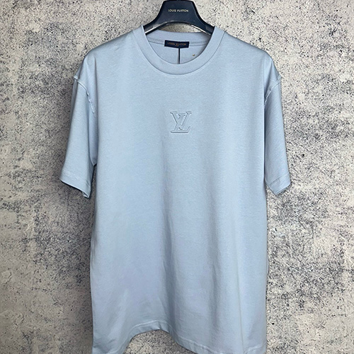 [홍콩명품.LOUIS VUITTON] 루이비통 25SS 로고 코튼 반팔 티셔츠 (2컬러), BM21014, JU, 홍콩명품의류,구매대행,온라인명품