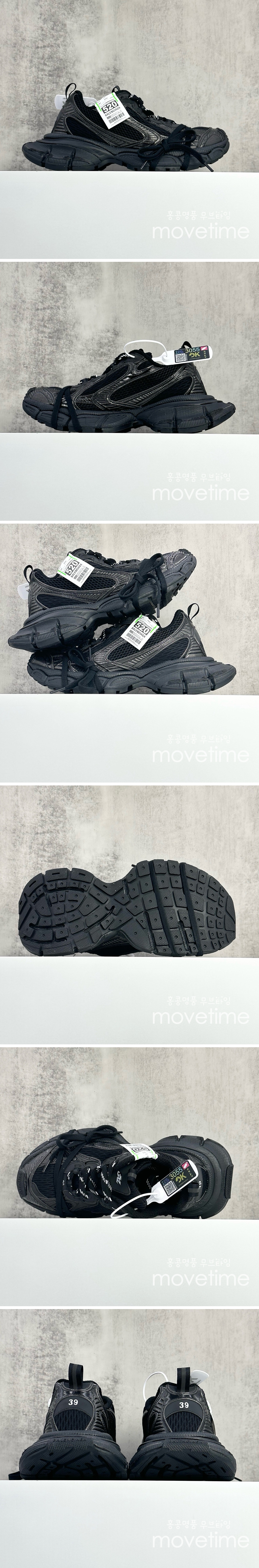 [홍콩명품.BALENCIAGA] 발렌시아가 25SS 로고 남여 3XL 스니커즈 운동화 (블랙), SE4976, S3, 명품스니커즈,운동화,구두,로퍼,하이탑,신발