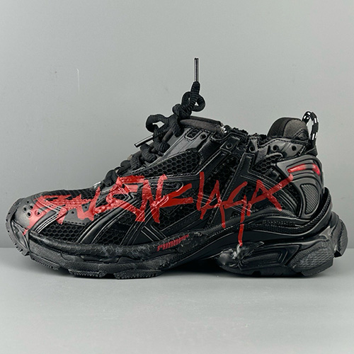[홍콩명품.BALENCIAGA] 발렌시아가 25SS 로고 남여 Runner 7.0 스니커즈 운동화 (블랙), SE4996, S3, 명품스니커즈,운동화,구두,로퍼,하이탑,신발