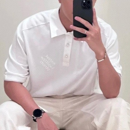 [홍콩명품.LOUIS VUITTON] 루이비통 25SS 로고 자수 카라 폴로 니트 반팔 티셔츠 (2컬러), BM21092, KOO, 홍콩명품의류,구매대행,온라인명품