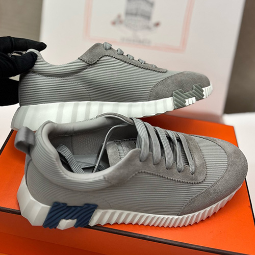 [홍콩명품.Hermes] 에르메스 25SS 로고 바운싱 스니커즈 운동화 (그레이), SE5097, H3, 명품스니커즈,운동화,구두,로퍼,하이탑,신발