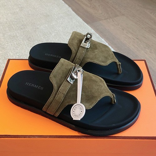 [홍콩명품.Hermes] 에르메스 25SS 로고 여성 ECLAIR 에클레어 샌들 슬리퍼 (브라운), SE5100, GHS, 명품스니커즈,운동화,구두,로퍼,하이탑,신발