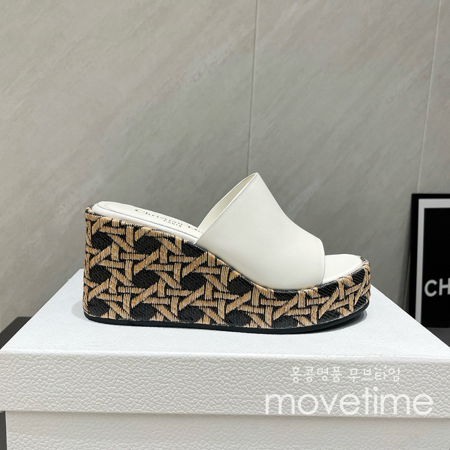 [홍콩명품,Christian Dior] 디올 25SS 로고 여성 레더 가죽 9cm 굽 슬리퍼 (4컬러), SE5132, S4W, 명품스니커즈,운동화,구두,로퍼,하이탑,신발