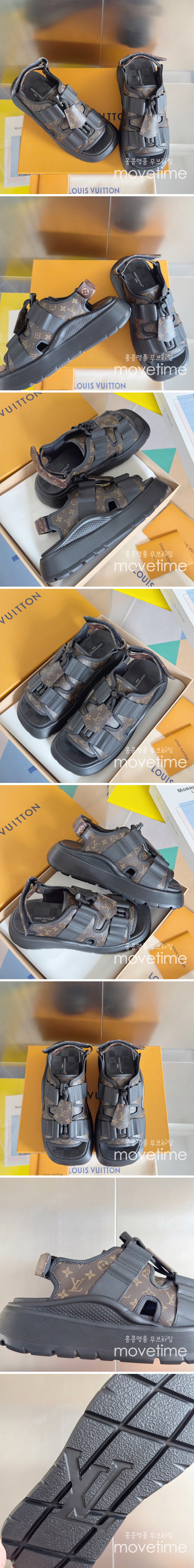 [홍콩명품.LOUIS VUITTON] 루이비통 25SS 로고 여성 모노그램 Chameleon Comfor 샌들 (브라운), SE5154, S4W, 명품스니커즈,운동화,구두,로퍼,하이탑,신발