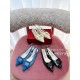 [홍콩명품,Roger Vivier] 로저비비에 25SS 로고 여성 레더 가죽 2cm 굽 구두 샌들 (3컬러), SE5179, GHS, 명품스니커즈,운동화,구두,로퍼,하이탑,신발