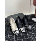 [홍콩명품.CHANEL] 샤넬 25SS 로고 여성 레더 가죽 발레리나 플랫 슈즈 단화 (3컬러), SE5181, GHS, 명품스니커즈,운동화,구두,로퍼,하이탑,신발