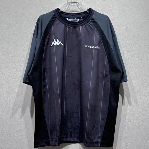 [명품레플리카.ACNE STUDIO] 아크네스튜디오 25SS 로고 여성 KAPPA 콜라보 유니폼 반팔 티셔츠 (2컬러), BM21239, KB, 홍콩명품의류,구매대행,온라인명품