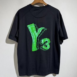 [홍콩명품.Y3] 요지야마모토 25SS 로고 그래픽 반팔 티셔츠 (2컬러), BM21263, X2, 홍콩명품의류,구매대행,온라인명품