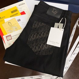 [홍콩명품,Christian Dior] 디올 25SS 로고 데님 팬츠 진 청바지 (블랙), BM21279, S1F, 명품레플리카,미러급,온라인쇼핑몰사이트