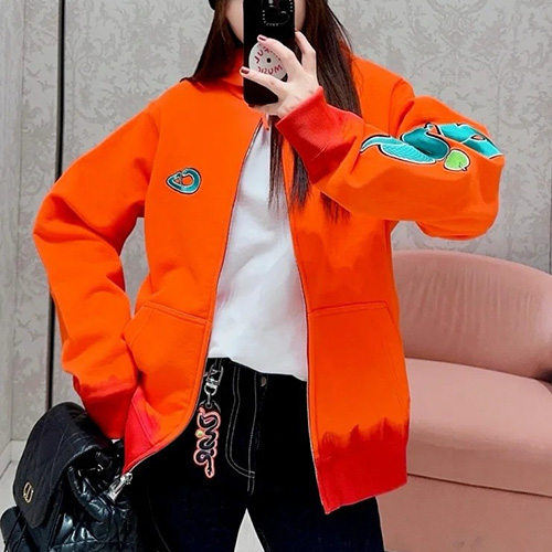 [홍콩명품,Christian Dior] 디올 25SS 로고 그래픽 자수 후드 집업 자켓 (2컬러), BM21293, CR3, 명품레플리카,미러급,온라인쇼핑몰사이트