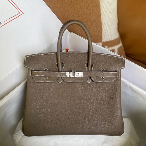 [홍콩명품.Hermes] 에르메스 25SS 로고 Birkin25 토트백 핸드백 (브라운-은장), BGM4818, BDA, 홍콩명품가방,명품쇼핑몰,크로스백,핸드백,구매대행