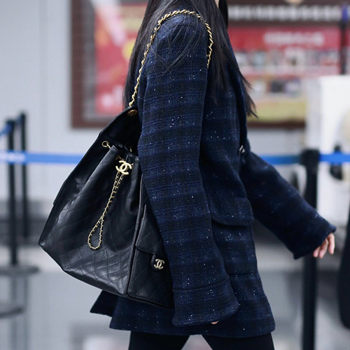 [홍콩명품.CHANEL] 샤넬 25SS 로고 퀄팅 레더 가죽 25bag 크로스백 (블랙), BGM4826, BDA, 홍콩명품가방,명품쇼핑몰,크로스백,핸드백,구매대행