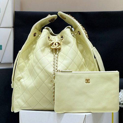 [홍콩명품.CHANEL] 샤넬 25SS 로고 퀄팅 레더 가죽 25bag 크로스백 (노랑), BGM4828, BDA, 홍콩명품가방,명품쇼핑몰,크로스백,핸드백,구매대행