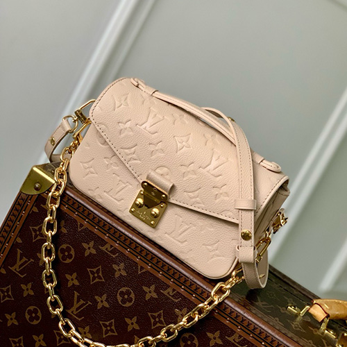 [홍콩명품.LOUIS VUITTON] 루이비통 25SS 로고 모노그램 Pochette Metis East West 크로스백 M14322 (핑크), BGM4861, BDA, 홍콩명품가방,명품쇼핑몰,크로스백,핸드백,구매대행
