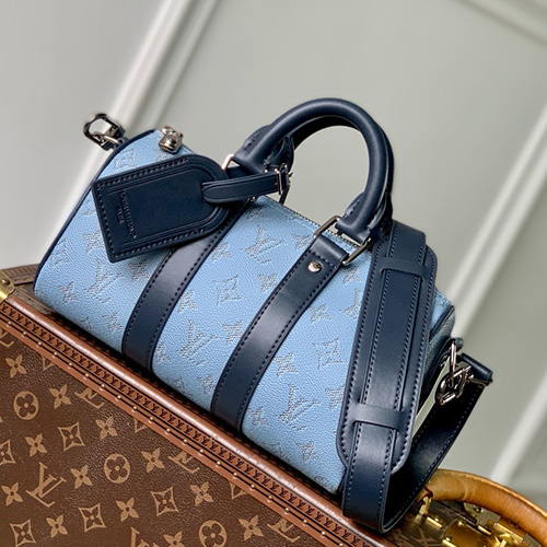 [홍콩명품.LOUIS VUITTON] 루이비통 25SS 로고 모노그램 키플 반들리에 토트백 크로스백 M14837 (스카이블루), BGM4867, BDA, 홍콩명품가방,명품쇼핑몰,크로스백,핸드백,구매대행