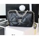 [홍콩명품.CHANEL] 샤넬 25SS 로고 레더 가죽 19 BAG 크로스백 (블랙-26cm), BGM4881, BDA, 홍콩명품가방,명품쇼핑몰,크로스백,핸드백,구매대행